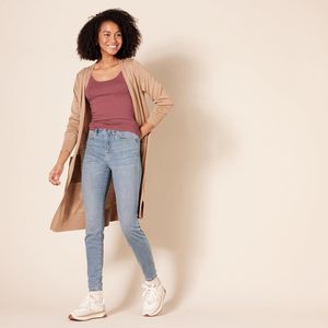 Débardeur pour femmes vibrant, tricot aérien, toucher doux, léger, fluide, extensible, forme moderne, couture durable, décontracté - Product Image 5