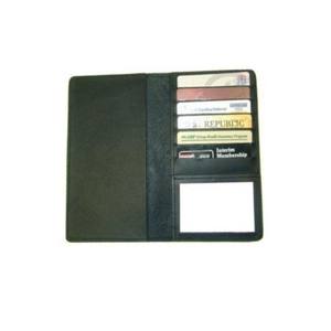 Genuine Leather Checkbook Cover For Men & Women with <b>Card</b> Holder <b>Wallet</b> <b>RFID</b> Blocking Checkbook Cover - Product Image 1