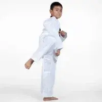 Uniforme de Taekwondo Personalizado para Niños, Ropa Deportiva de Artes Marciales, Equipamiento de Entrenamiento, Corte Regular para Niños - Product Image 2