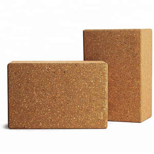 Eco Friendly Cork Wood <b>Yoga</b> <b>Block</b> High Density <b>Yoga</b> Brick for Fitness Workout Stretching Support and Stability Available Now - Product Image 4