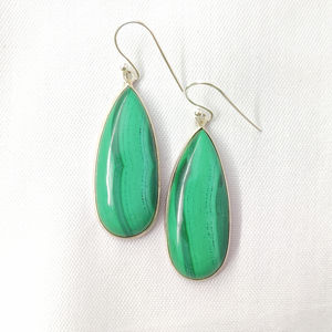 ต่างหูคริสตัลมลาไคต์ 15.1 กรัม - Product Image 1