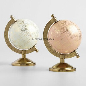 High Standard Quality Metal And Wooden Made Earth Globe For Home And Office Desks <b>Decoration</b> From Indian Supplier In Low Price - Product Image 5