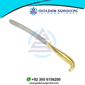 12 1/2 ", ESPATULA RETRACTOR/DISECTOR DE MAMA, SERRADO, LONGITUD SEMI MALEABLE Cirugía Instrumentos de aumento de senos - Product Image 4