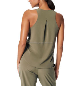 Camisetas sin mangas de mujer de alta calidad hechas a medida en estilo cómodo con precios asequibles Camiseta sin mangas de mujer Premium - Product Image 4