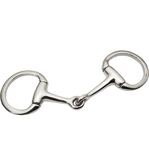 Bridas de Titanio de Primera Calidad para Montar a Caballo, Bridas de Titanio con Doble Articulación y Anillos Sueltos, Bridas de Anillo Suelto para Montar a Caballo - Product Image 1