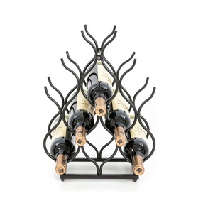2025 Customized Creative <b>Wine</b> Display <b>Rack</b> Latest Design Silver Color Bottle Holder <b>Wine</b> <b>Rack</b> for Parties - Product Image 5