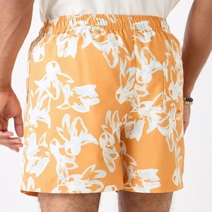 Shorts pour hommes à motif floral, taille élastique, décontractés, pour la plage, légers, vêtements d'été pour les vacances, plusieurs tailles - Product Image 4