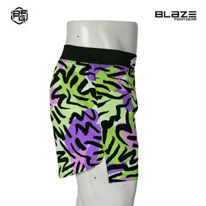 Short MMA pour homme jym workout NO GI bjj jiu-jistu short de jogging et de combat pour homme imprimé par sublimation pour quantité minimale de commande bas - Product Image 4