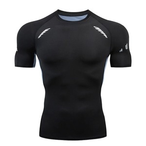 Nuevas camisas de compresión para gimnasio Rash Guard personalizadas BJJ Rash Guard Plain Blank para hombre a la venta - Product Image 6