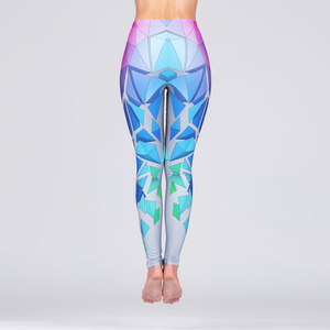 Fitness Gym Scrunch Butt Lifting Cintura alta Entrenamiento Yoga Medias Leggings sin costuras para mujeres - Product Image 4