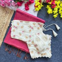 Chemisier cousu Sari broderie dentelle bordure Bollywood Style mariage Sangeet fête superbe Look 2025 indien Mehendi vert Saree