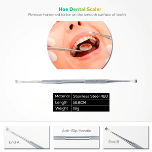 Kit de herramientas dentales personalizable de acero inoxidable incluye escalador dental y juegos de boca equipo de Odontología esencial - Product Image 5