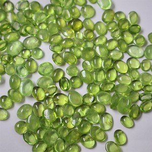 2025 joyería personalizada piedras preciosas sueltas 100% peridoto verde Real piedra preciosa facetada en forma mixta - Product Image 5