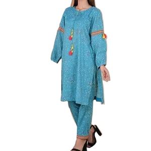 Vestido informal para mujer Traje Shalwar Kameez de alta calidad con nuevos diseños para ocasiones formales e informales Best Seller - Product Image 3