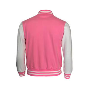 Chaqueta Varsity de Invierno para Hombre, Estilo Casual Urbano, Cuello Alto, 100% Lana, Ecológica, Antibacteriana, Prenda Exterior para Uso Diario, Corte Alto - Product Image 2