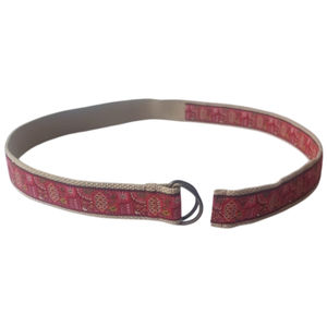 2025 KVR Custom Fashion Double D-ring <b>Belts</b> <b>Fabric</b> Jeans <b>Belts</b> for Men Jacquard <b>Belts</b> - Product Image 1