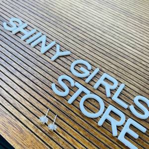 Diamante taglio principessa alla moda orecchini in oro rosa argento oro Sterling Design margherita tra cui confezione regalo B01 regalo di natale - Product Image 4