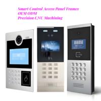 Boîtier de serrure de porte personnalisé IP 65, contrôle d'accès numérique intelligent, boîtier en aluminium, mini caméra de sécurité, panneau de commutation vidéo