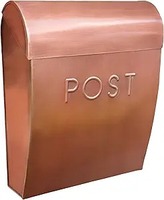 Boîte aux lettres murale extérieure étanche JN CRAFTS POS55 avec serrure à clé, finition métallique thermolaquée, pour colis, courrier et journaux
