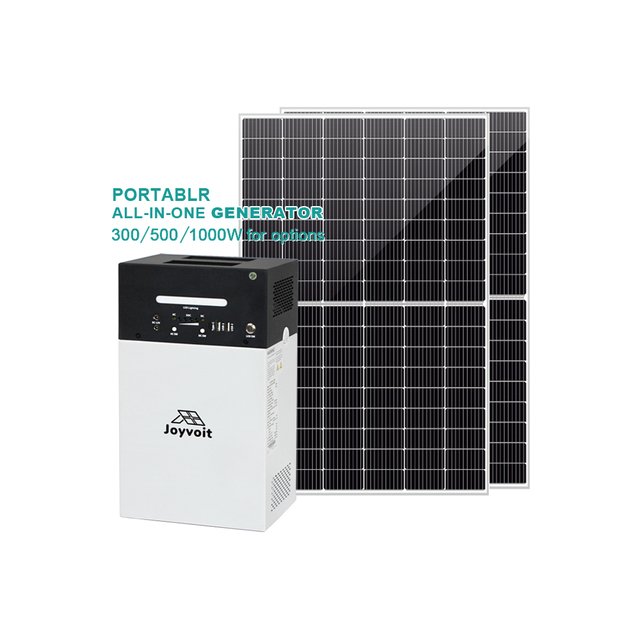 Compact Design Powerful Solar MPPT Solution 500W All in One Portable Generator with Pure Sine Wave Inverter for Home Appliances