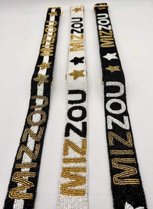 Cinturones de cuentas hechos a mano, bordado con diseño de semilla verde y amarillo, correas de guitarra de longitud personalizada, monedero de estrella, accesorios de moda coloridos - Product Image 2