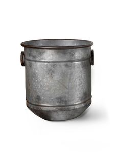 Lot de 2 paniers en zinc style ferme pour jardinière décorative en métal galvanisé - Product Image 6