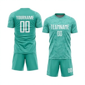 Maillots de football personnalisés en sublimation pour la Thaïlande, 100 % polyester, shorts de football à séchage rapide, taille unisexe, nom et numéro du joueur, maillot - Product Image 1