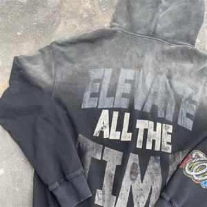 Sudadera con Capucha Deportiva Impex, Personalizada, Lavada al Ácido, con Cremallera Completa, Felpa Francesa, Desteñida al Sol, Bordada, para Hombre - Product Image 2