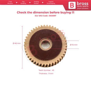 ซ่อมมอเตอร์ซันรูฟ BGE697 เฟอร์บอร์ดเกียร์ 1247800407 สำหรับรถยนต์ E Class W123 W124 - Product Image 5