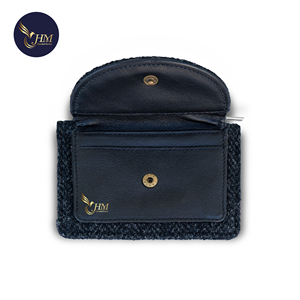 Elegant Genuine Leather and New Pure Wool Coin <b>Purse</b> Zipper Premium Wallet for Casual Life - Product Image 4