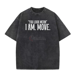 Camiseta de hombro caído de gran tamaño de alta calidad para hombre 100% algodón verano Vintage Streetwear diseñador personalizado Logo proveedor - Product Image 3