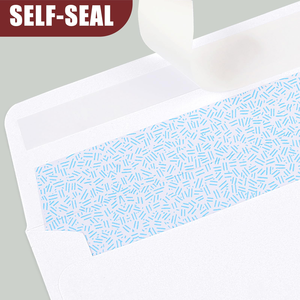 Impression personnalisée sur mesure 10 #   Enveloppes blanches vierges recyclées pour lettres, <span class=keywords><strong>enveloppe</strong></span> en papier <span class=keywords><strong>kraft</strong></span> ronde, <span class=keywords><strong>enveloppe</strong></span> portefeuille - Product Image 3