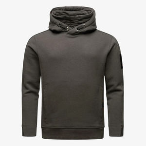 Sweat-shirt à capuche ample pour homme, style vintage, doublure polaire, chaud, 100% coton, automne, numérique, écologique - Product Image 1