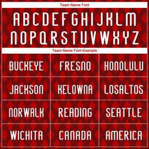 Ropa Deportiva de Voleibol Personalizada para Hombre, Tejido Ligero, Último Diseño con Estilo de Conjunto de Sublimación Geométrica Rojo, Blanco y Negro - Product Image 4