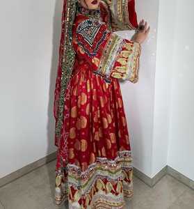 Afghan kuchi ชุดเดรสวินเทจของผู้หญิงแบบลำลองและงานปาร์ตี้งานปะติดทำมือสไตล์อัฟกานิสถาน - Product Image 4