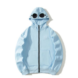 2025 automne/hiver nouveau décontracté Couple lunettes à capuche et sweat mode haute rue hommes et femmes vêtements - Product Image 5