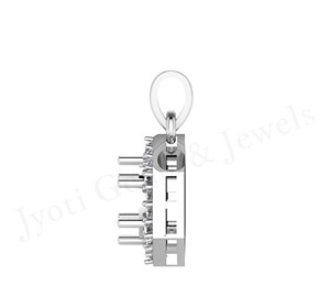 Haute qualité 925 en argent Sterling 8mm Zircon lunette Semi-monté cadeau de mariage pendentif personnalisé femmes bijoux trouver composant - Product Image 4