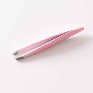 Mini pince à sourcils inclinée en acier inoxydable personnalisée de qualité supérieure disponible en couleurs personnalisées produit de haute qualité - Product Image 4