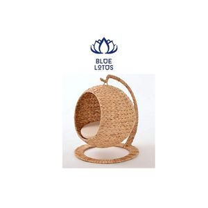 Maison pour chat en jacinthe d'eau GEM, fabriquée au Vietnam, lit pour animaux en jacinthe d'eau - Product Image 1