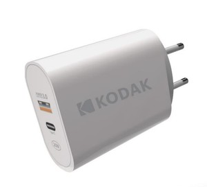 Caricatore USB a 2 porte + USB-C (Kodak 30427358) - Product Image 1
