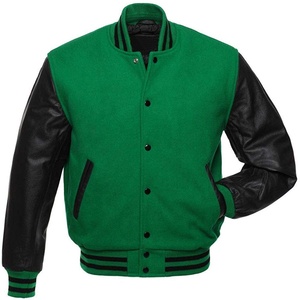 Vente chaude Hommes Varsity Haute Qualité Logo Personnalisé Impression Laine Tissu Stand CollegeBaseballjacket pour hommes DDP Expédition - Product Image 6