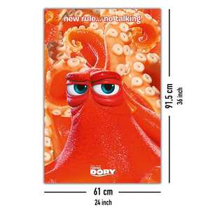 Affiche de design moderne « Recherche de Dory » : Nouvelle règle « Interdiction de parler » - Product Image 3