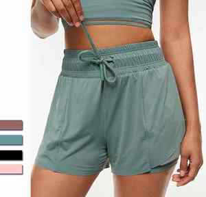 Derniers shorts de planche taille moyenne à la mode en coton pour femmes shorts de sport décontractés d'été à séchage rapide respirants - Product Image 4