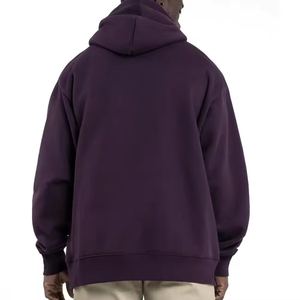 Sudadera con Capucha Personalizable para Hombre, Estilo Básico, Mezcla de Algodón, Estampado Digital Urbano, Gruesa, Holgada, Informal - Product Image 6