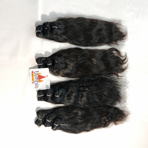 Bundle de cheveux humains Remy vietnamiens non transformés couleur naturelle traitement chimique brut style vague indienne Curl prix - Product Image 4