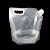 Grands sacs à soufflet en PET Mylar bleu métallisé épais avec bec verseur et poignée, imprimés en héliogravure, résistants à l'humidité et recyclables pour papier toilette