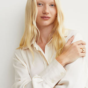 New Design Fashion Cotton Chiffon Custom Logo Printed Short Sleeves Luxury T-Shirt for Women - Product Image 4