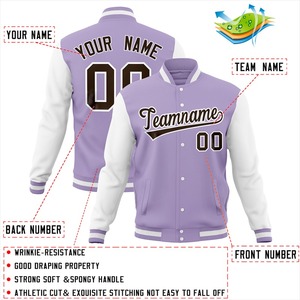 Chaqueta de lana suave estilo universitario de satén de alta calidad Unisex colores personalizados botón con capucha bordado tela de calle clásica - Product Image 4