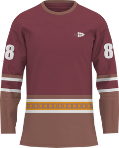 Maillot de Hockey sur glace personnalisé de haute qualité Dernière impression par sublimation Vêtements de Hockey Slim Fit à séchage rapide - Product Image 5