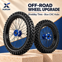 Ensemble complet de roues tout-terrain 21/18 pour Surron Ultra Bee, pneus Kenda, moyeu CNC, kit de remplacement pour moto électrique tout-terrain